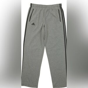 Adidas men’s large gray with black strips pants. Great condition.